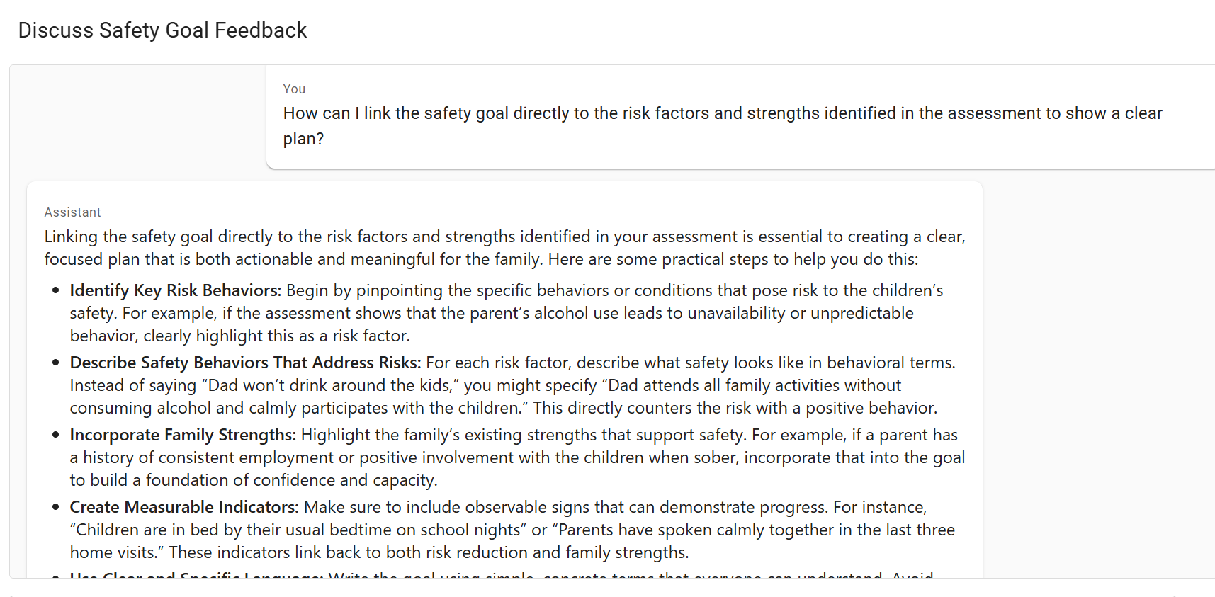 AI Discussion Interface